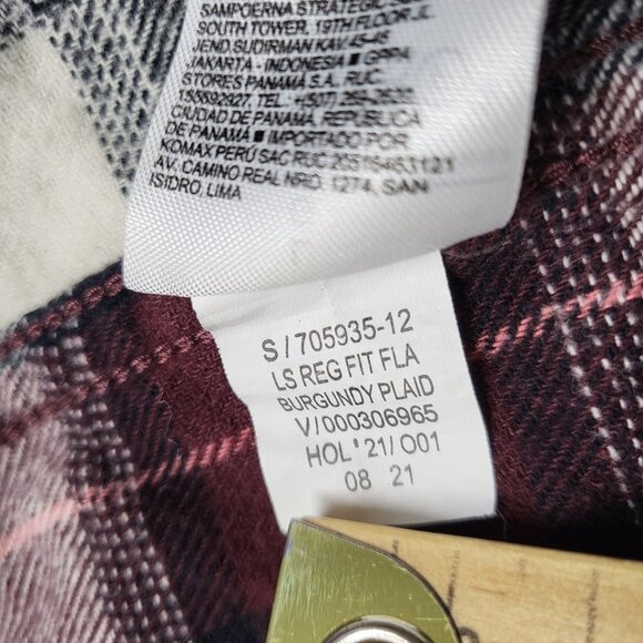 Old Navy Womens Flannel Shirt Double Brushed Large Button Up Long Sleeve Plaid - Picture 6 of 14